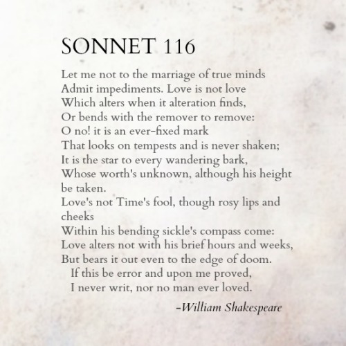 lover stopped talking to marriageregards of sonnet 116 a shakespeare ...