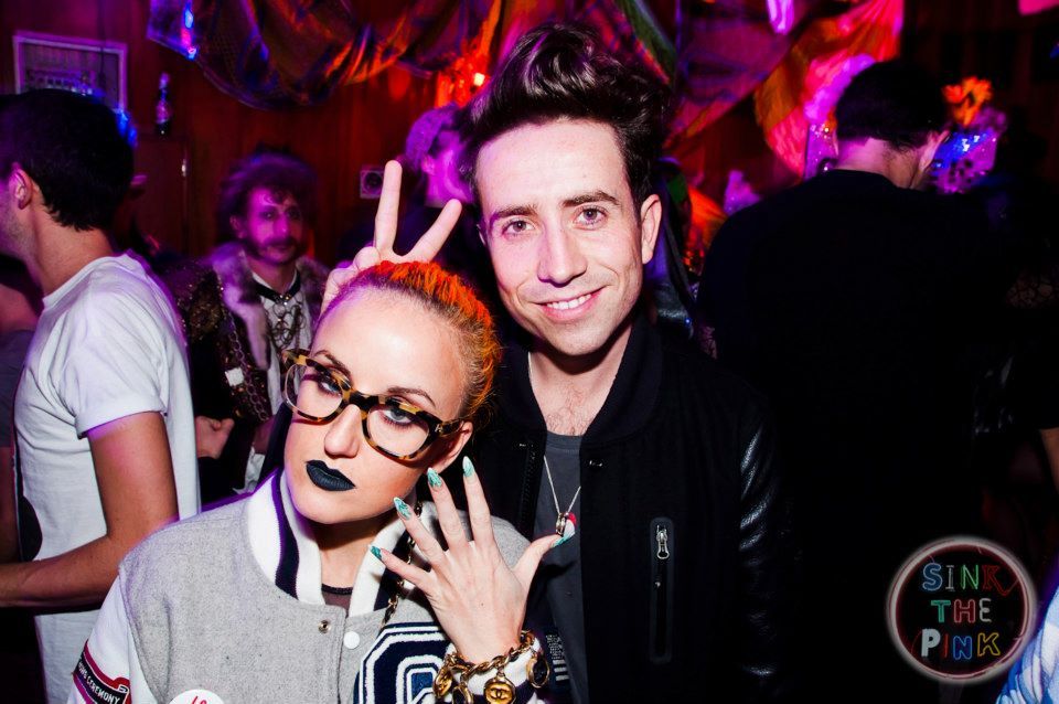 GRIMMY AND AIMEE AT SINK THE PINK
SCISSOR SISTERS TOUR WRAP PARTY