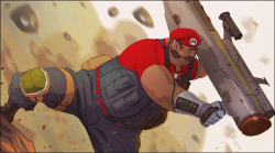 Militant Mario by Coran Stone