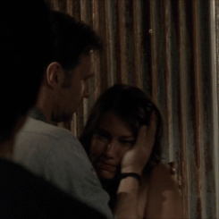 sweetcherokeerose: fapsmith: The closest thing to a happy ending you could expect from last night’s twisted episode. David Morrissey is a master of letting off creepy uncle vibes. Glenn’s face though… This broke my heart. Poor babies ;_; Yeah, but if you look really closely towards the end of the last gif, he just barely manages to crack a smile despite it all. Now the question is if that&#8217;s the director&#8217;s intent at a happy ending or a foreshadowing of something much worse to come in the next episode.