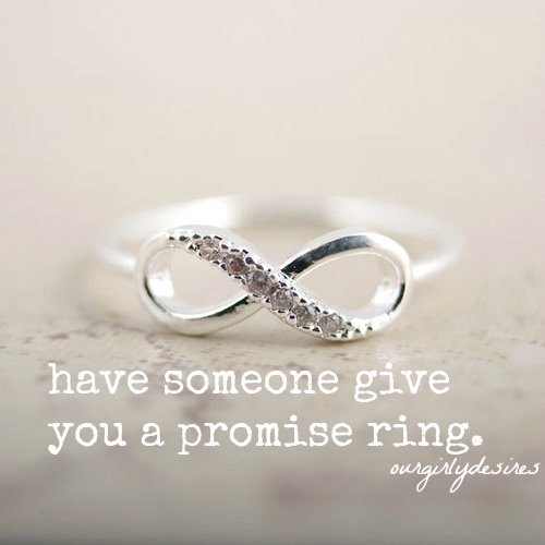 promise ring #just girly things #girls #love #rings