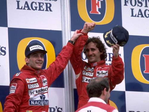 Ayrton Senna &amp; Alain Prost