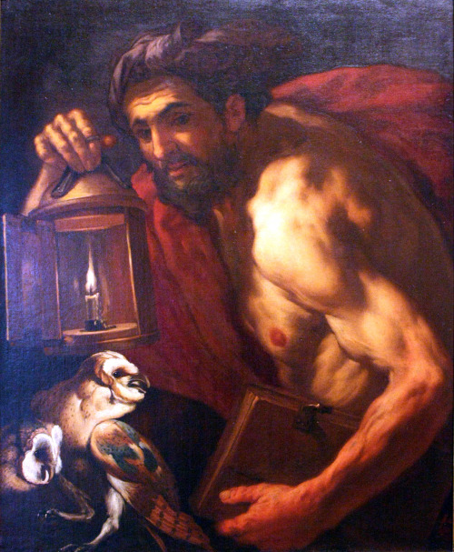 necspenecmetu:

Johann Carl Loth, Diogenes, 17th century
