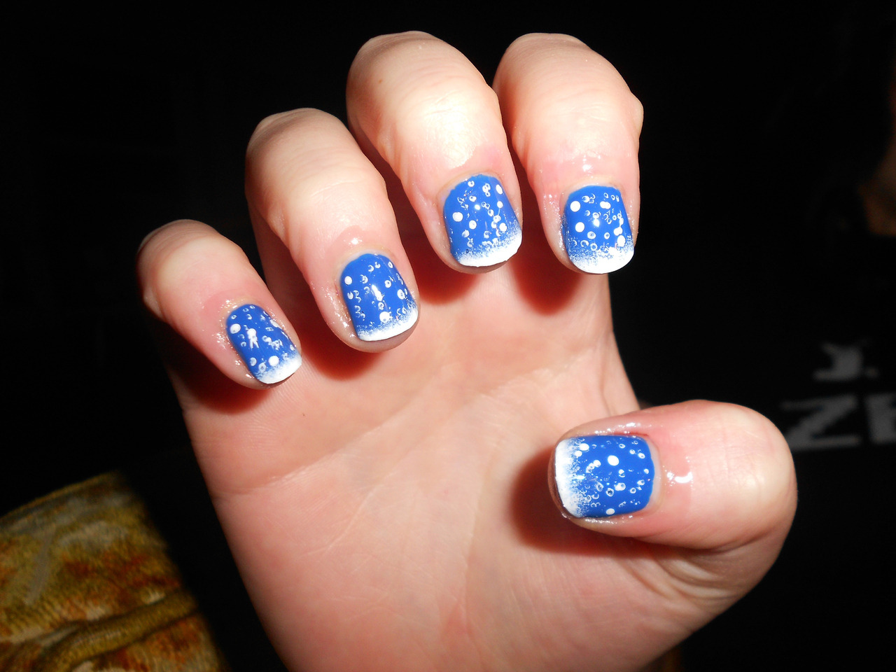 Kaylen&#8217;s winter wonderland nails!