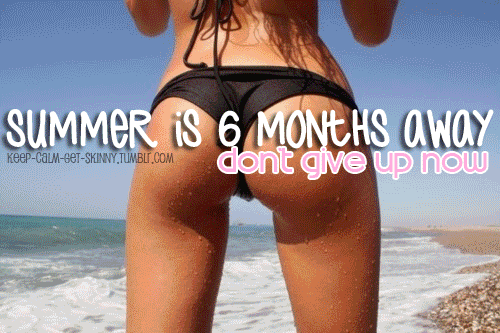 keep-calm-get-skinny:

Not that summer should be the sole reason to lose weight and get fit, it’s just a great motivator ;)
