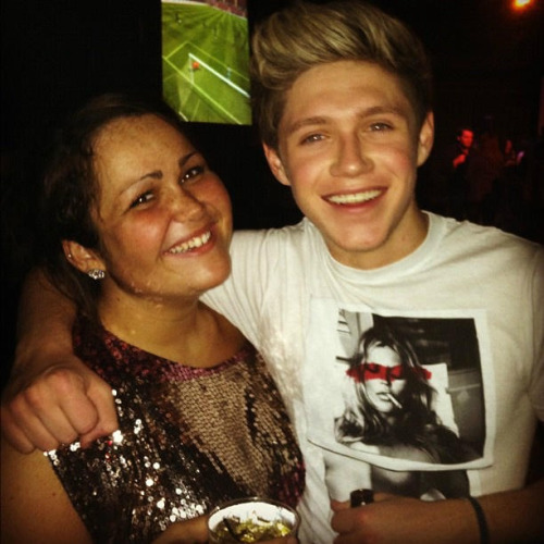 Niall and his cousin Katie