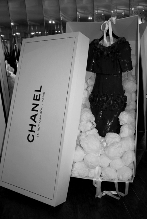 chanel black and white fashion ccehic •