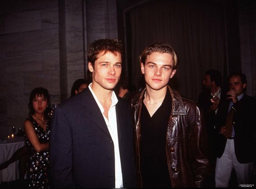  Brad Pitt and Leonardo DiCaprio 