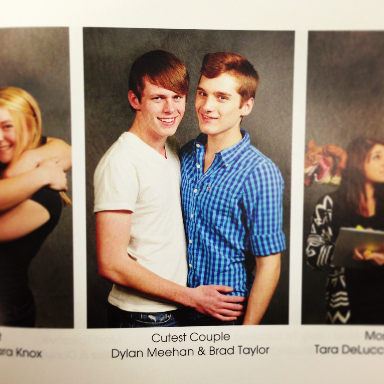 Gay &#8220;Cutest Couple&#8221; yearbook pic goes viral