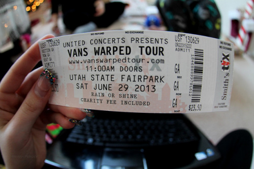vans warped tour tickets