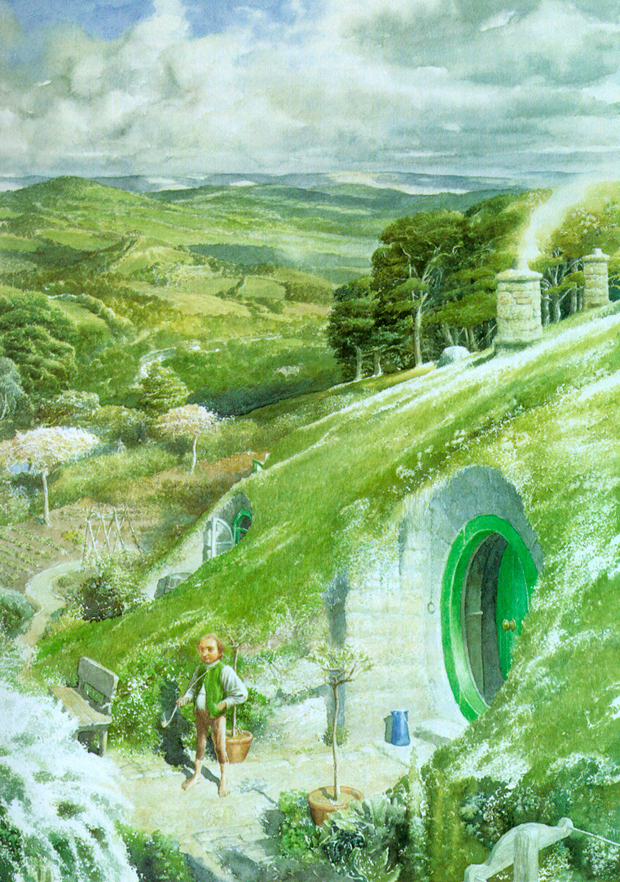 Illustration art The Lord of the Rings alan lee theartofanimation •