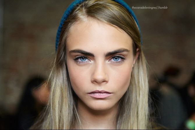 New York Fashion Week - DKNY Backstage Products used on face were all by Maybelline New York