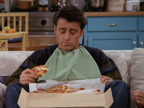 joey eating pizza gifs | WiffleGif