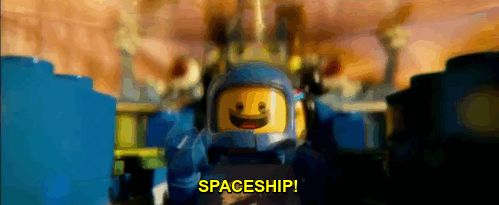 Image result for the lego movie spaceship gif