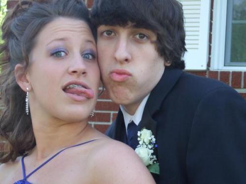wedding duckface?  prom duckface?  we don&#8217;t know, and quite frankly, we don&#8217;t WANT to know.  both these kids are terrifying.  and now, thanks to the person who emailed us this picture, you can all share in the horror!