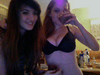 Drunk webcam college girl are getting wild teen lesbian amateur  gif