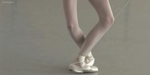 ballet-every-day: ryanishka: this gif is so trippy because you think she’s closing into one fifth and then suddenly does an echappe from the other and ugh just some mind boggling gypsy voodoo going on here Oksana Skorik 