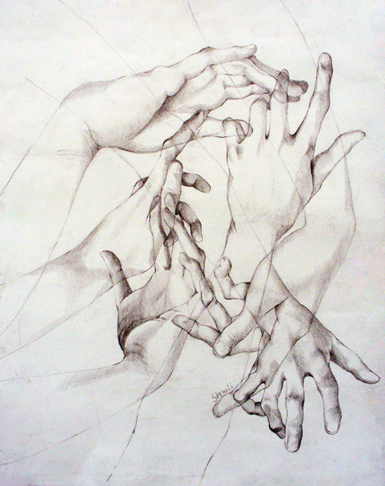 1000drawings: Waltz of the Hands 