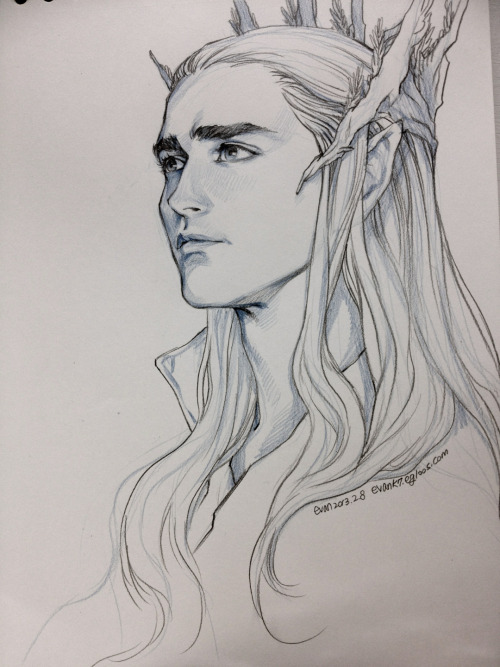 hobbit0125: Thranduil- I think I have a little problem with his crown. But his nose is very pretty. 