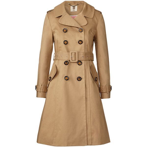 Orla Kiely Double Faced Cotton Trench Coat found on Polyvore - Marita ...