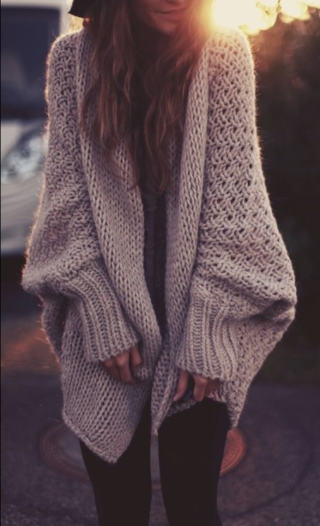 cosy cozy sunset cardigan oversized knitted sweater autumn ...