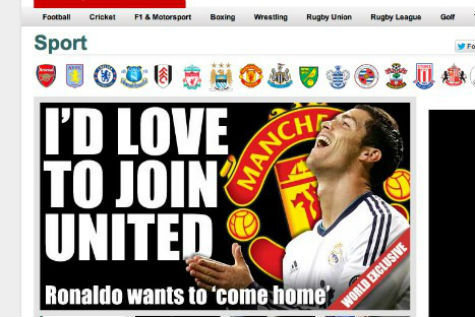 Cristiano Ronaldo quer voltar para o Manchester United