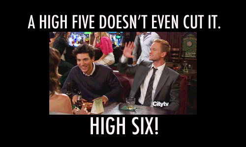 high-six