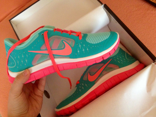 neon colored nike shoes