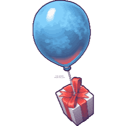 My Posts Gift Present Animal Crossing Balloon Pixel Art