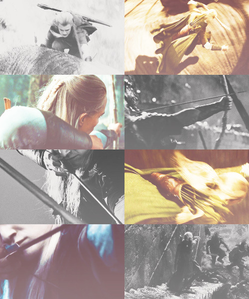  Legolas fighting + faceless [requested by castielsbutt] 
