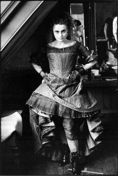 suicideblonde: Helena Bonham Carter photographed by Mary Ellen Mark on the set of Sweeney Todd 