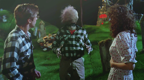 Image result for beetlejuice head spin gif