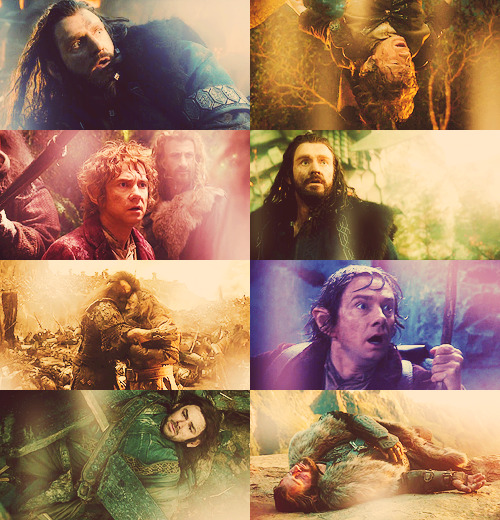  the hobbit + bruised and battered (for avey) 
