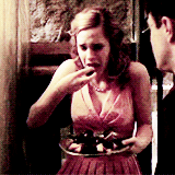 Image result for hermione eating gif