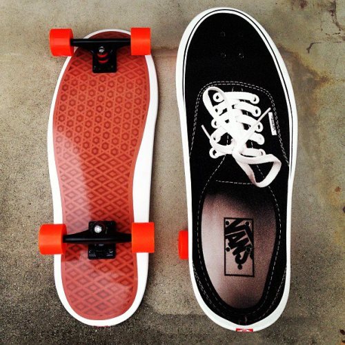 vans and skateboards