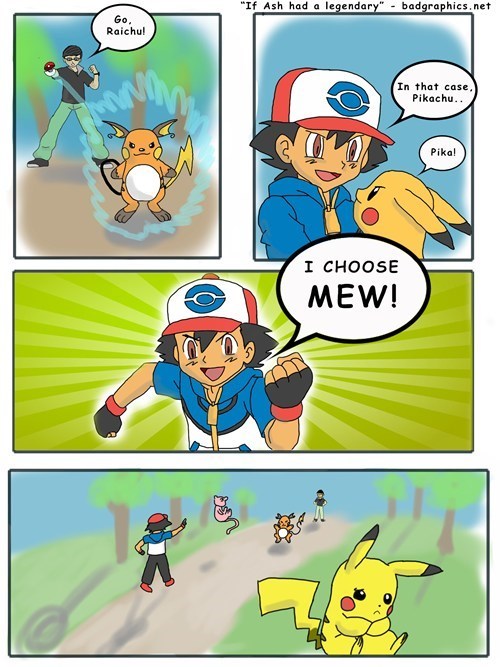 Why doesn't Ash catch any legendaries?