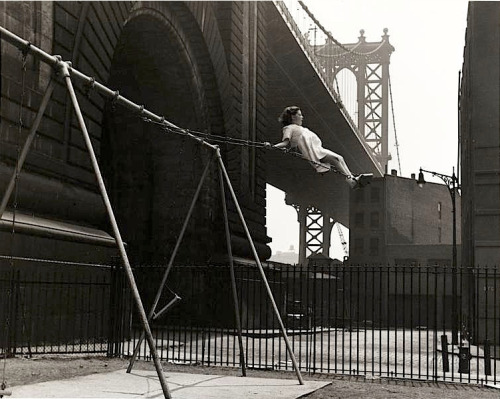 Child on a Swing, 1938.From Estate of Walter Rosenblum