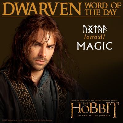 Dwarven word of the day: MagicMore Dwarven words here