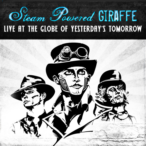 officialsteampoweredgiraffe: The Steam Powered Giraffe Live Album is back in stock!This new run of CDs features updated cover art by Bryan Arendt, utilizing photos taken by Beth Riley and James Riley! We also have more 2-Cent Show Albums in stock, and we’ll be offering autographed 2-Cent Show CDs in the coming weeks.Get your copies today! Line Art © Bryan Arendt, Graphic Design by Christopher Bennett, Photo reference © Beth Riley, Photo reference © James Riley 