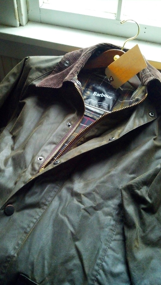how to clean a barbour coat