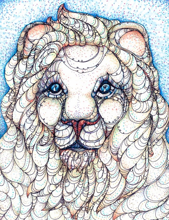 White Lion prismacolor markers katefitzpatrick.tumblr.com