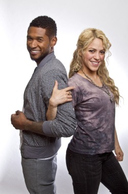 Usher and Shakira Photoshoot | Lipstick Alley
