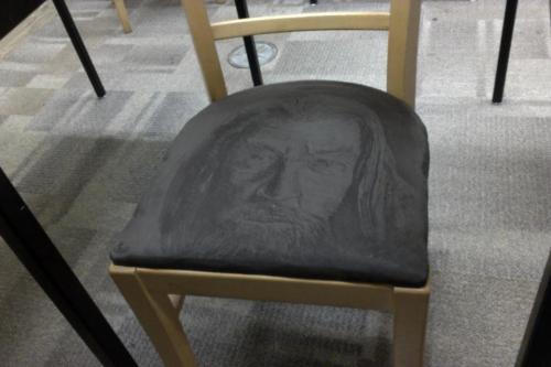 theimmortalironfists: iampillow-hands: nimporteouvousallez: Someone just fucking drew Gandalf in a suede chair, nbd. wow… #gandalf the suede 
