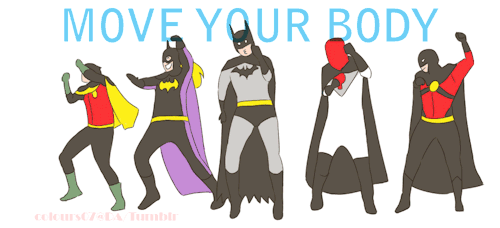 gif batman dance super heros superheros danse Danse Contemporaine ...