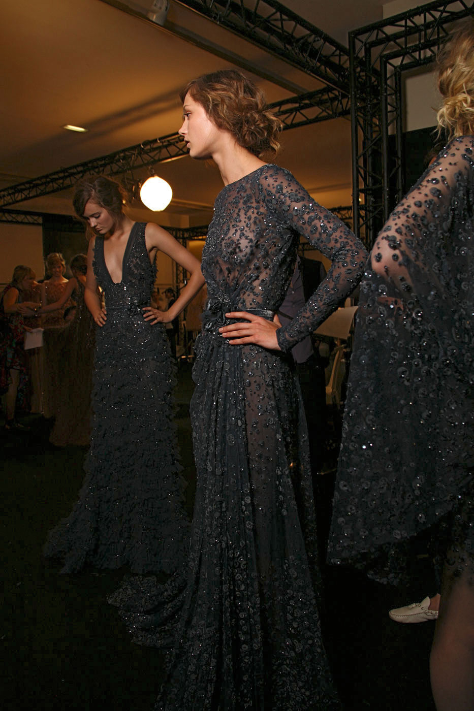 girlannachronism: Elie Saab fall 2011 couture backstage