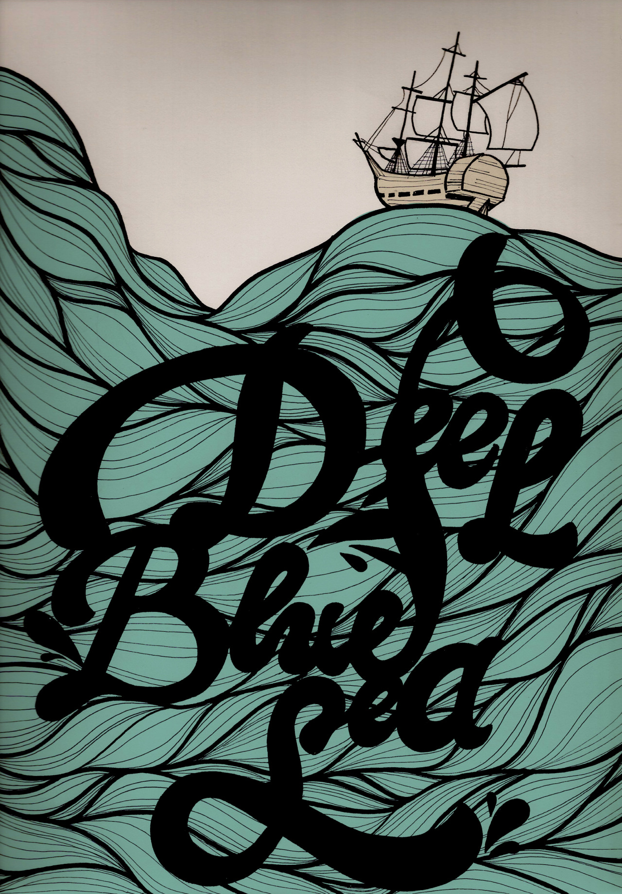 Deep Blue Sea. auderobertgingras.com http://www.facebook.com/audergdesignergraphique