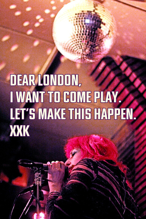 Dear London, let&#8217;s make this show happen. (TICKETS)
In 2011 I started pre-selling shows on Kickstarter. I sold tickets to concerts before I even booked them, ensuring an audience for myself and the venue before I did any of the heavy lifting. The idea made so much sense that I got a ton of press: BoingBoing, BBC&#8217;s World Service, CNN, and more. But the logistics were&#8230; tricky. Fast forward two years later and Songkick launches Detour - a way for fans to help bring the musicians they love to wherever there is enough demand to see them play (London only for now, but there are plans to expand once London proves the concept.) 
I LOVE performing - it is essential to me. But being a truly DIY artist means I don&#8217;t have the cash flow required to tour at a loss until things pick up. Detour is the perfect solution for me to play a London show. 
Fans pledge to buy tickets to come see me. Once enough tickets are pledged Detour will find a promoter who will take care of the logistics and then the show is booked and confirmed. Fans who pledge for tickets are only charged after the show is confirmed for a date they can make it to. 
If you want to see me play in London (or the UK at all) this is the way of the very near future. 
TICKETS
I need about 50 more pledges to make it onto the leader board and confirm a show. London, let&#8217;s do this thing. 
*photo by Ruth Ann Arnold