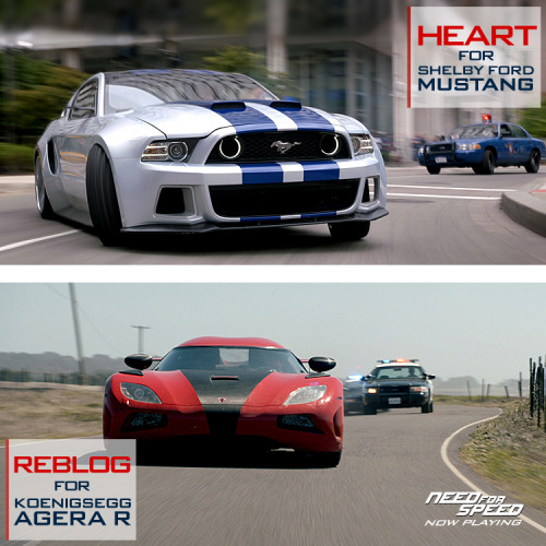 Which car would you rather take for a spin?Need For Speed is Now Playing in theaters. https://bit.ly/1mKzoki