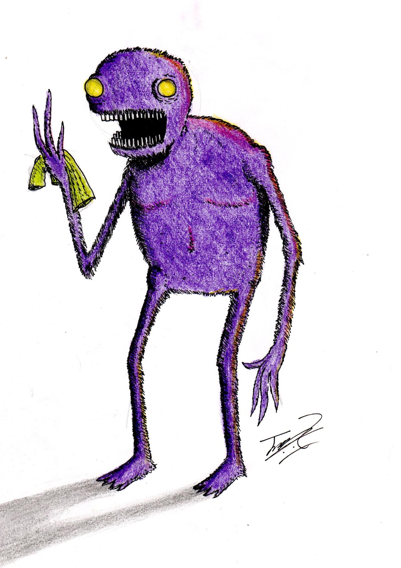 made with pen and colour pencils, Check my tumblr for more twistedknife.tumblr.com 