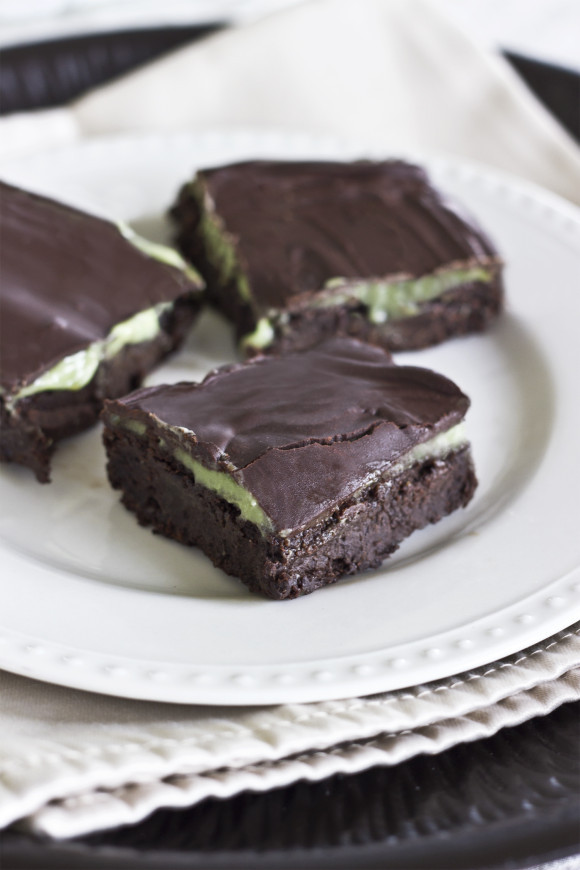 gastrogirl: vegan and gluten-free mint brownies. 